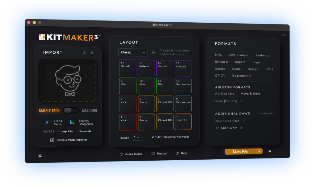 Kit Maker 3 main window